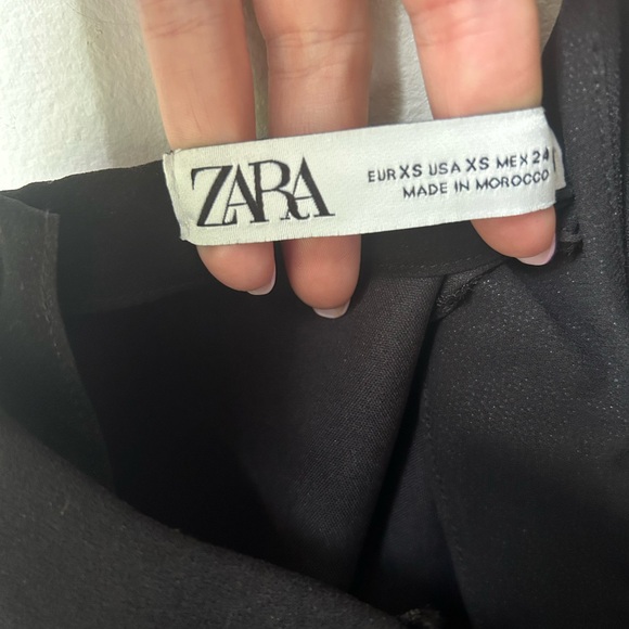 Zara Black Strappy Mini Dress - Picture 7 of 9